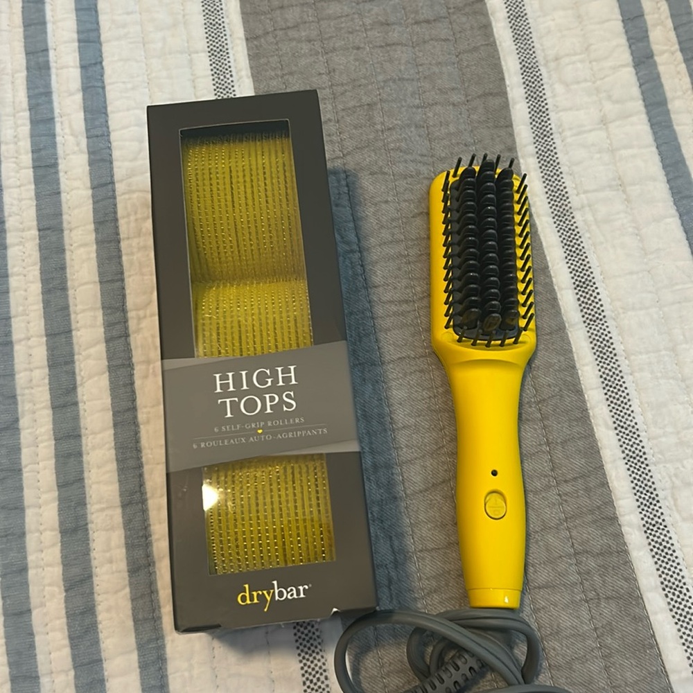 Drybar Heated Brush and High Top Rollers Bundle